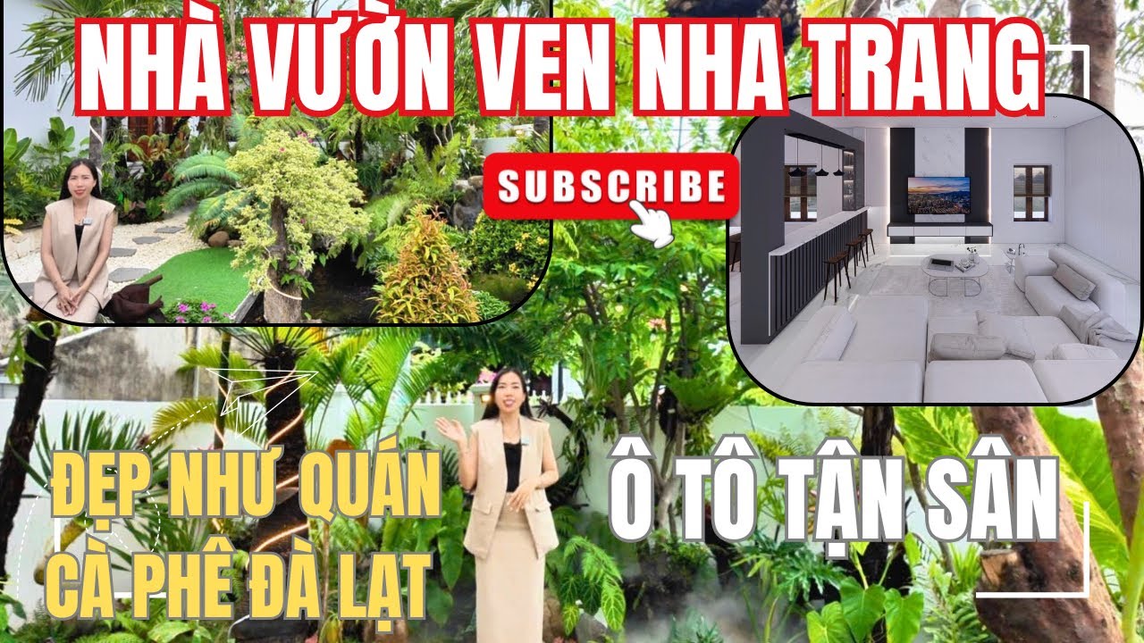 SIÊU PHẨM NHÀ VƯỜN VEN NHA TRANG 375M2 ĐẸP NHƯ QUÁN CÀ PHÊ ĐÀ LẠT có 1 ko 2 5,2TỶ