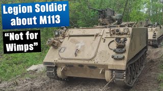 'Not for Wimps': Ukrainian Legion Soldier about M113