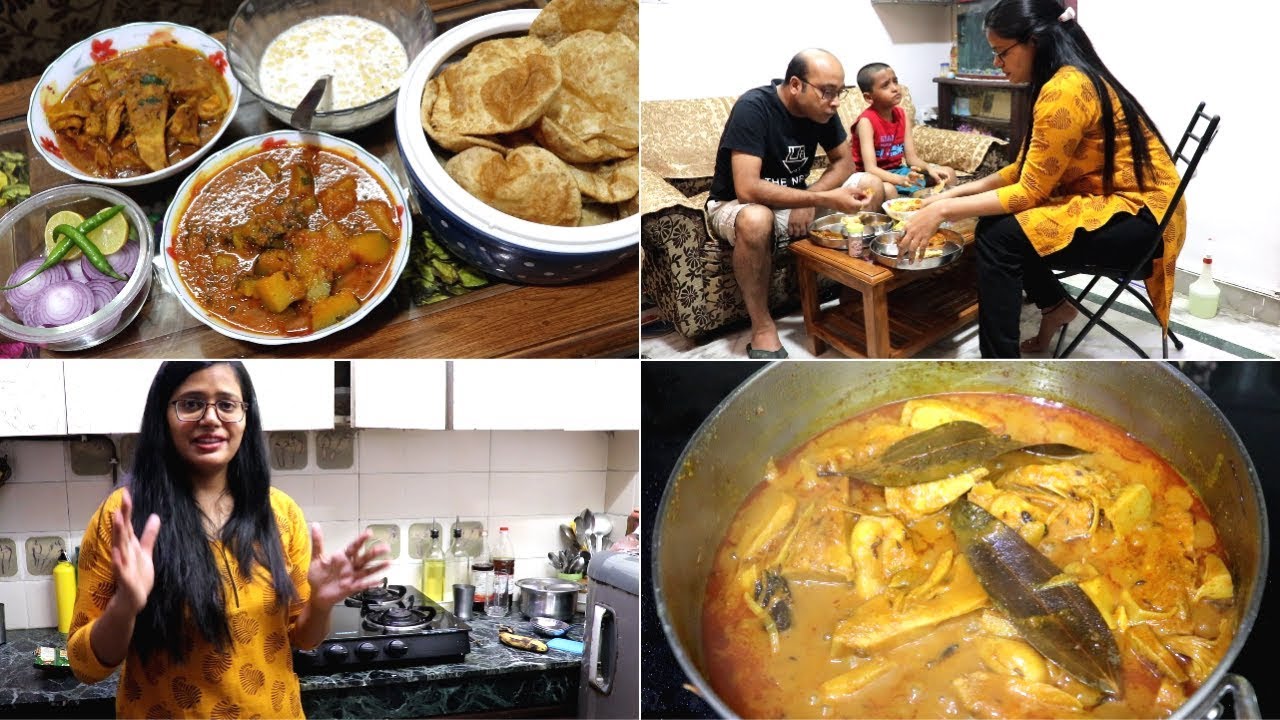 INDIAN DINNER ROUTINE || Desi Style Kathal ki sabji || khatta Meetha kaddu || Home-Made Kulfi recipe