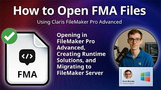 How to Open FMA Files (FileMaker Pro Advanced Developer Utilities)