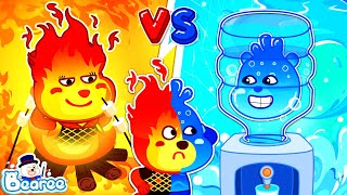 funny situations when elemental family play hide seek bearee