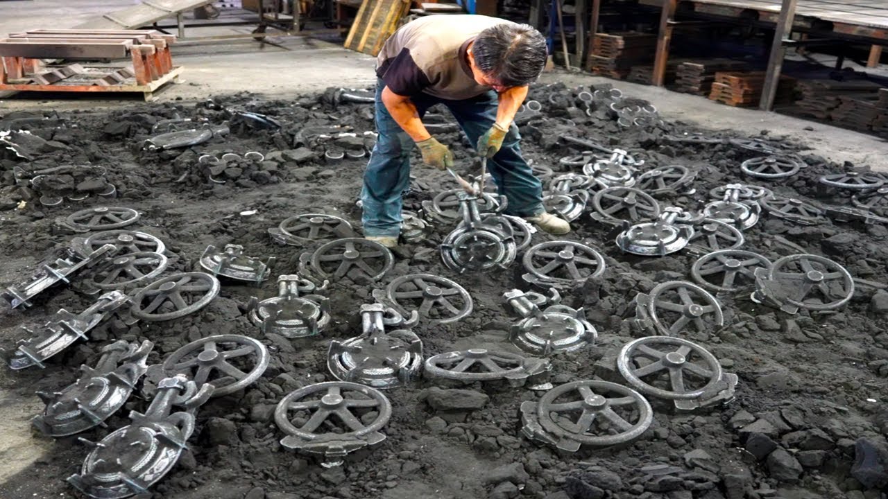 Процесс массового производства японских газовых плит. Завод по производству коммерческих газовых пли