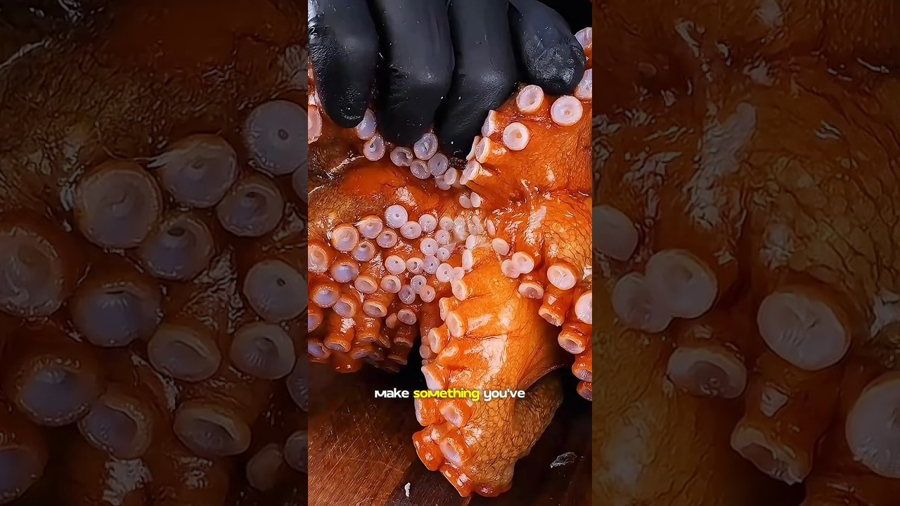 Ultimate Octopus Fusion Recipe 😱 | Black Banana Caramel Cake | Crazy  Experiment #asmr #aesthetic