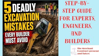 Excavation Mistakes Every Builder Must Avoid 