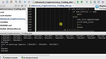 Visualizing Arbitrage Data 3 - Arbitrage Cryptocurrency Bot in Python  - Code  - Ch 5.25