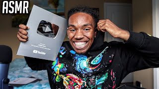 ASMR | **UNBOXING MY YOUTUBE 100K PLAYBUTTON**