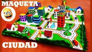 💚💛 MAQUETA de CIUDAD 👉⛪ /🎯 Como hacer una Maqueta de CIUDAD / How to  make a CITY Model - YouTube