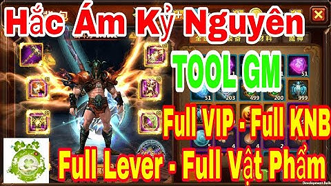 Game Private Hắc Ám Kỷ Nguyên 3D | TOOL GM Add Full Lever - Full VIP - Full KNB - Full Vật Phẩm