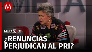 'No afecta la salida de Alejandra del Moral a la coalición': Beatriz Paredes