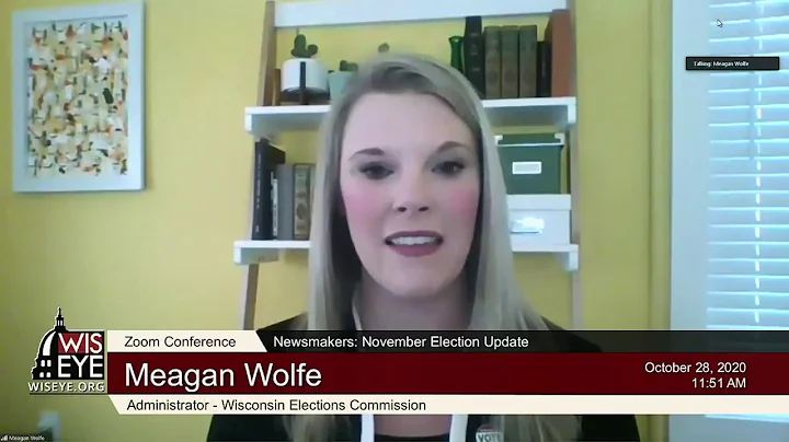 WisEye Morning Minute: Elections Administrator Meagan Wolfe on Surge in Absentee Voting