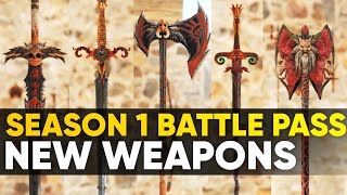For Honor New Battle Pass Weapons for All Heroes & New Effects / ASUNDER / Year 5 Season 1