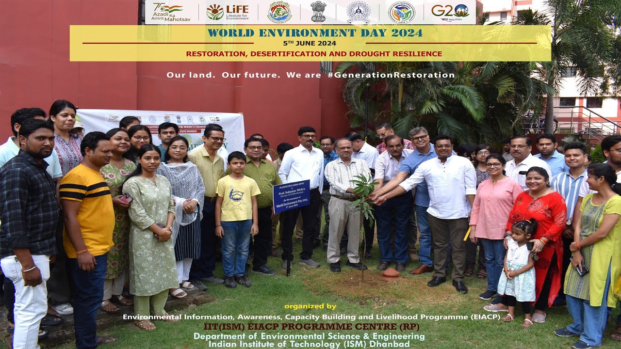 IIT(ISM) EIACP (PC-RP) Celebrated World Environment Day 2024 - YouTube