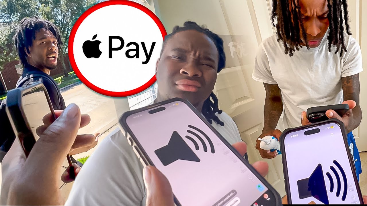 Fake Apple Pay Sound Prank On The Gang🤑
