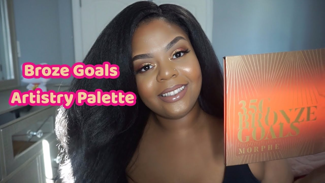Using Morphe's *NEW* 35 G Bronze Goals Artistry Palette!