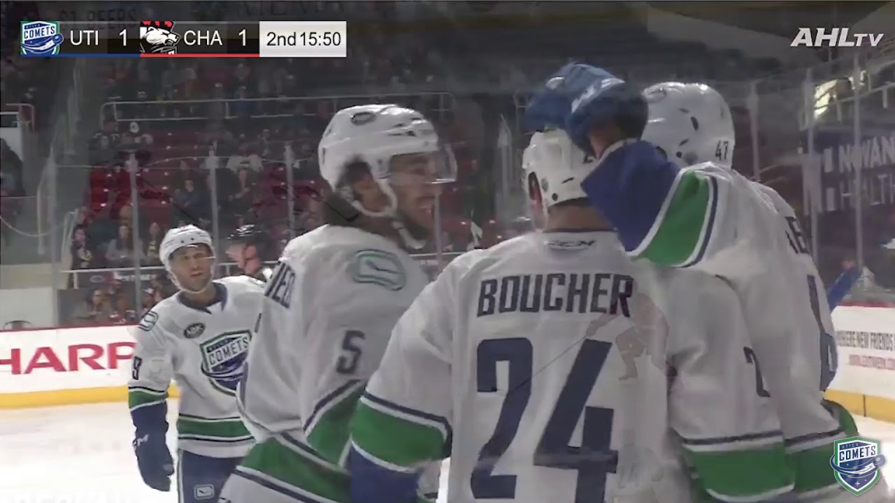 Reid Boucher continues to smash the Utica record book