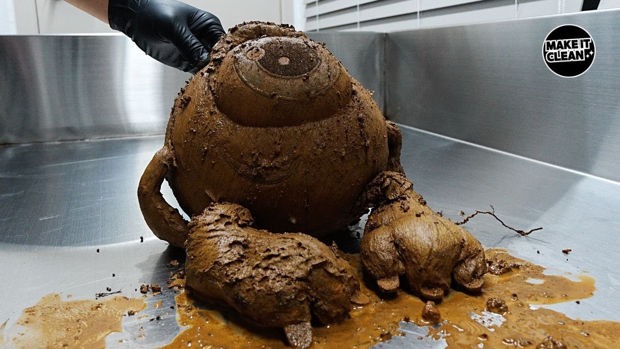 Dirty Alien Toy Transformation – Satisfying ASMR Cleaning & Restoration | Make It Clean #5