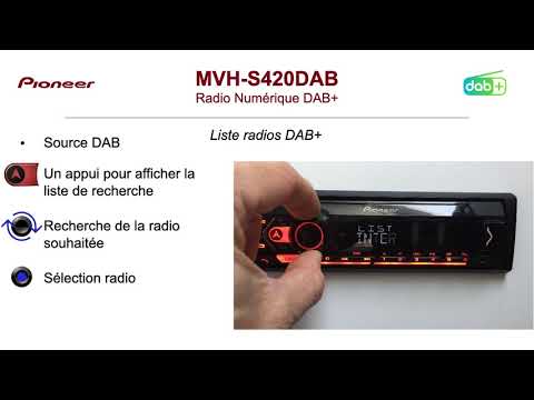 Fonction & réglages DAB+ : MVH-S420DAB