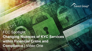 FCC Spotlight: Changing Nuances of KYC Services within Financial Crime and Compliance | Video One