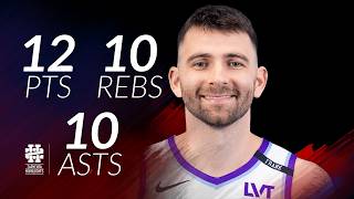 John Konchar 12 pts 10 rebs 10 asts vs Pelicans 25/26 season