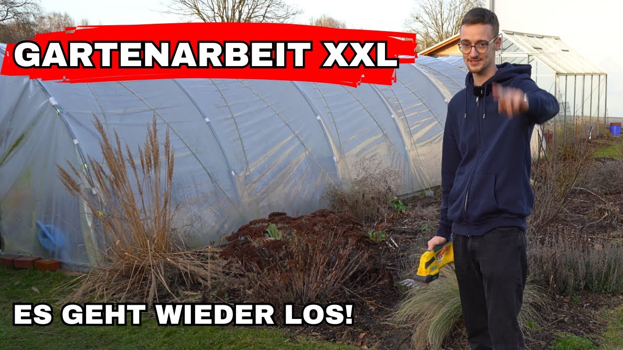 3 Tage voll mit Gartenarbeit im Januar 🪴