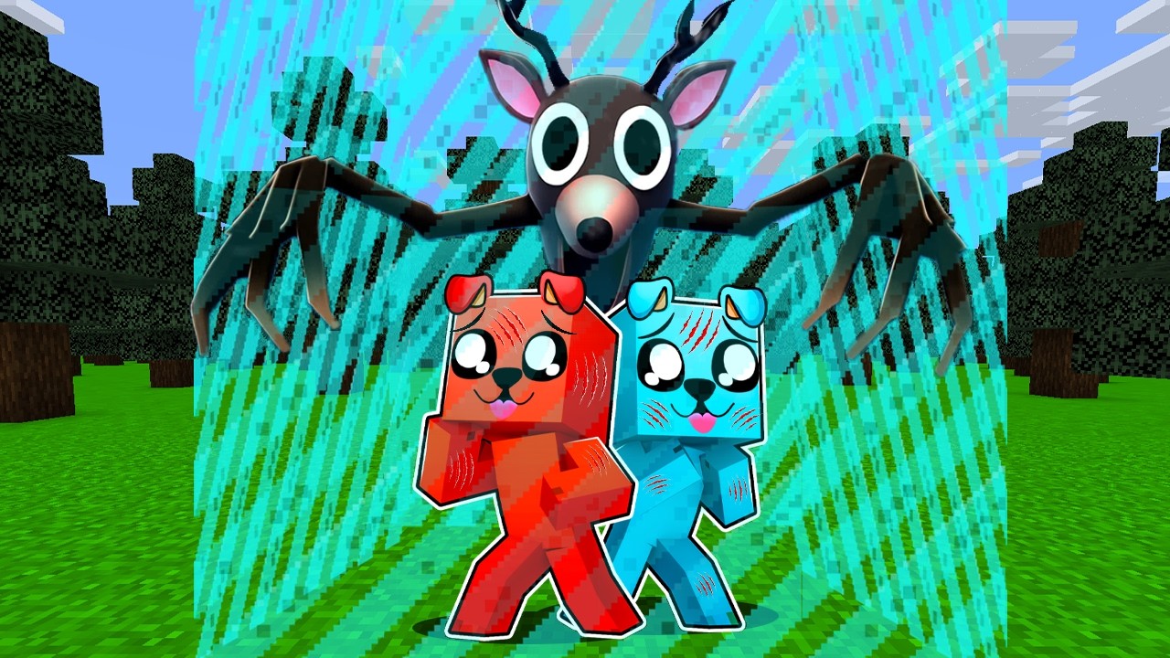 ZAMKNIĘTY W BARIERZE Z JELENIEM z 99 NOCY🌙 w Minecraft