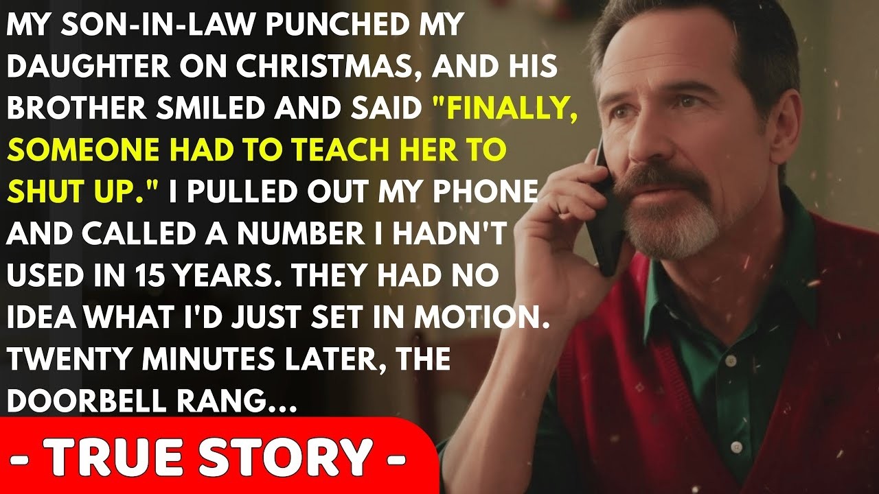 My Son-in-Law Punched My Daughter On Christmas Morning. I Made One Call, And His Empire Collapsed.