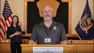 May 25th, COVID-19 Update. Oswego County, NY - Memorial Day Greeting.