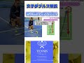 女子ダブルス解説 回り込みフォアハンド① #テニス #全日本テニス選手権 #女子ダブルス