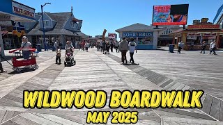 Wildwood Boardwalk 2025 | Full Walkthrough in 4K