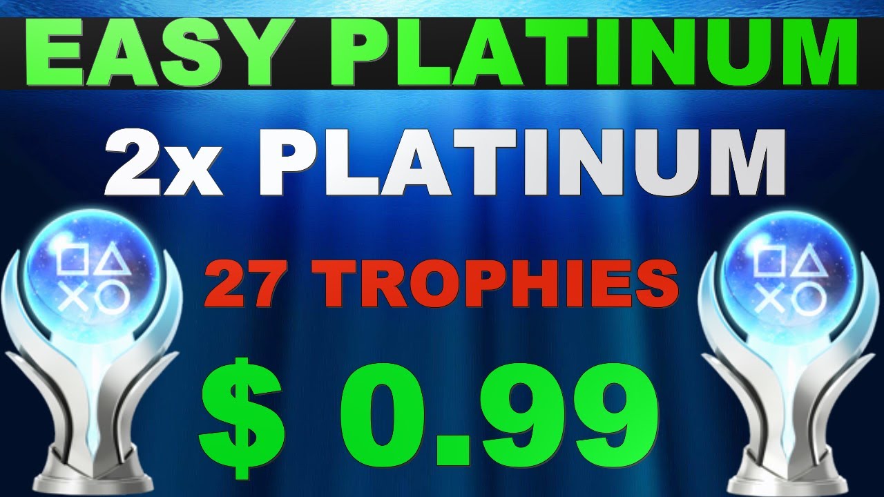 PS5 PS4 Easy & $1 Platinum with 27 Trophies - Free DLC | Stackable EU & NA - YouTube