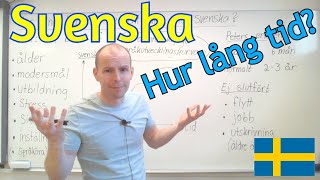 Hur lång tid tar det att lära sig svenska?