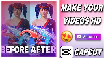 PUBGM FULL HD QUALITY TUTORIAL IN CAPCUT 🤤 || ENHANCE YOUR VIDEO QUALITY 🔥 || CAPCUT EDIT 😈