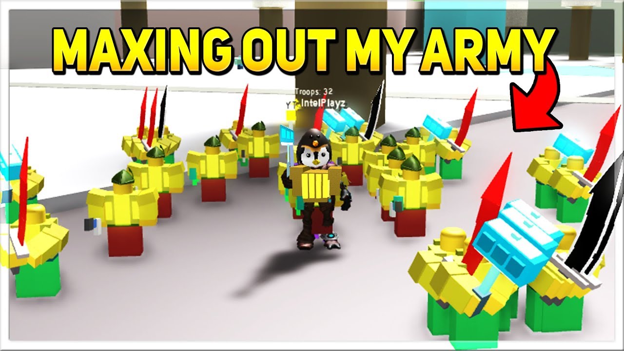 Maxing Out My Army Army Control Simulator - clonny army in roblox roblox army control simulator