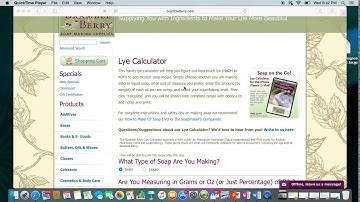 How to use the Brambleberry Lye Calculator