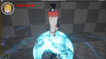 Ue4 Naruto minato rasenga fx Part2