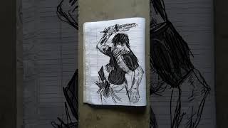 draw Toji fushiguro 🔥 #anime #tojifushiguro #jujutsukaisen