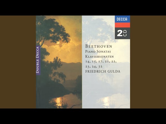 Beethoven - Sonate pour piano n°15 "Pastorale" : Friedrich Gulda, piano