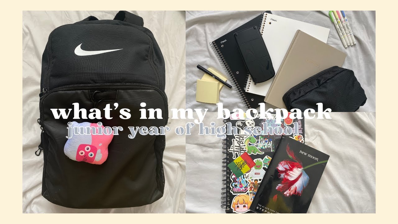 What’s in my backpack 🎒junior year // back to school 2022-2023