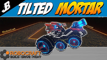 Tilted ANTI-AIR and Gyro mortar Bot Taking down flying bots in seconds - Robocraft Gameplay