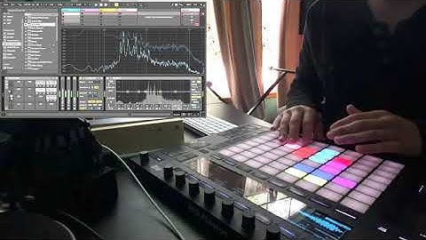 Making and performing a beat live on Ableton Push 2 [Aug 7, 2020]