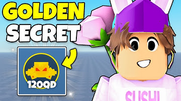 👑 I Crafted GOLDEN SECRET Techno Dominus... (Roblox Mining Clicker Simulator)