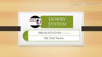PowerPoint presentation on on dowry system (ppp) on dowry system