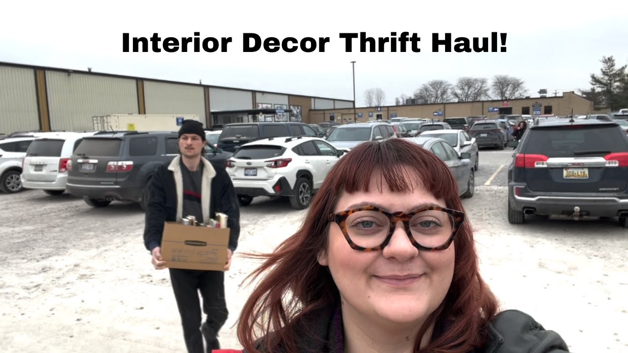 Thrifting interior decor! Vintage books, pottery, and more!