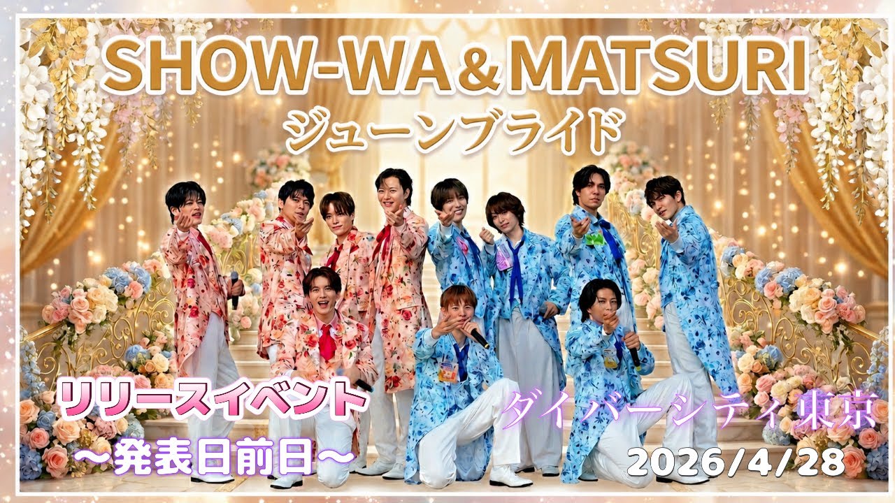 SHOW-WA & MATSURI』 ジューンブライドリリースイベント