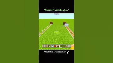 Minecraft Logic Be Like… I Built Rails in the Most INSANE Way Ever 🚆💀 | #MinecraftShorts