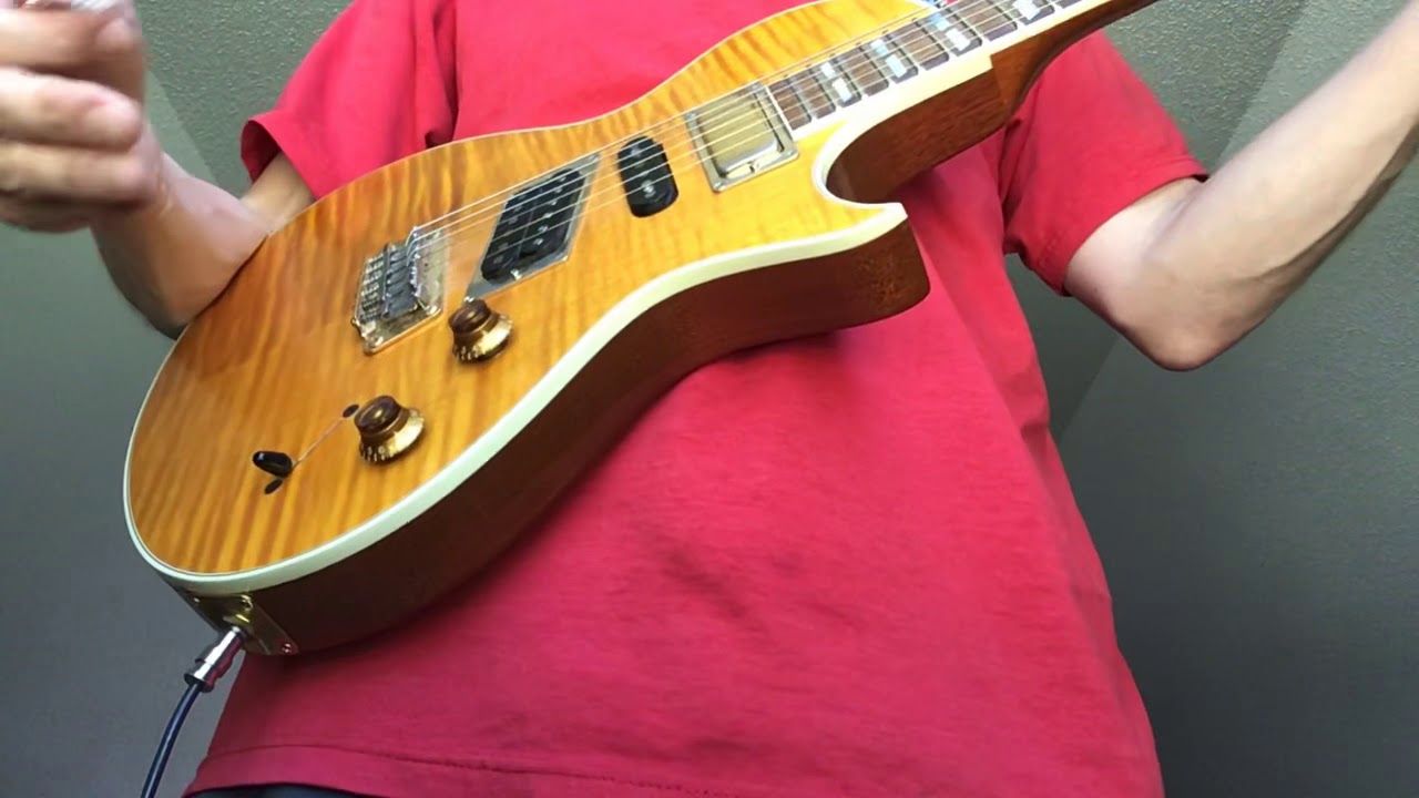 Gibson nighthawk with Bill Lawrence Q-filter and switching mod