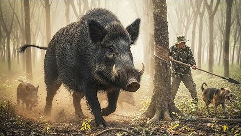 Hunting Wild Boars Through Indonesia’s Rubber Groves