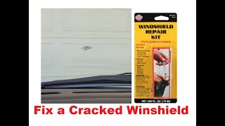 Fixing a Cracked Windshield -- Save Money with a DIY Kit