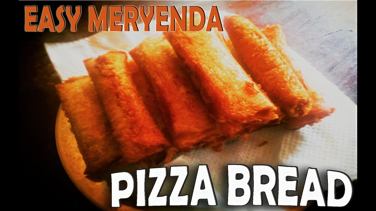 Pizza Bread Pinoy Easy Meryenda Recipe Under 100 Pesos lang