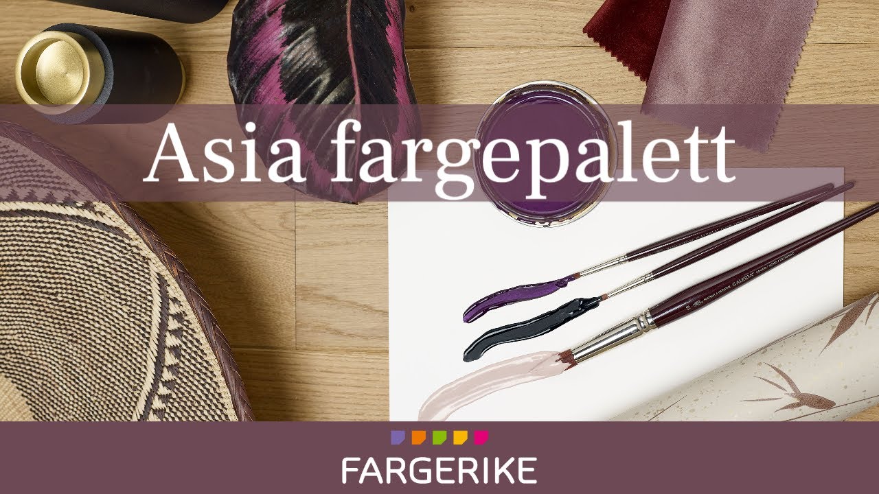 Asia fargepalett - Årets Farge 2021